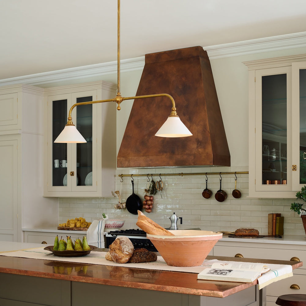 Theron Brass Chandelier – detail 2