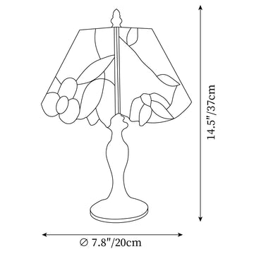 Lampe de Table Tiffany — Plans de dimensions 1