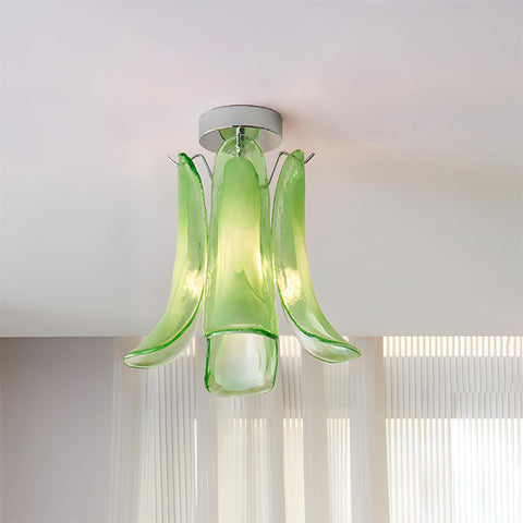 Tivoli Glass Flush Mount Ceiling Light