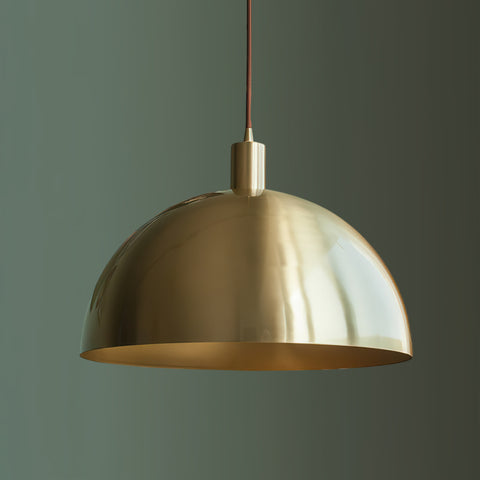 Tondo Dome Brass Pendant Light – detail 16