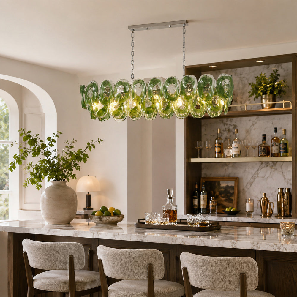 Torcello Long Glass Chandelier – detail 2