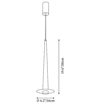 Toronto Pendant Lamp — Dimension drawings 1