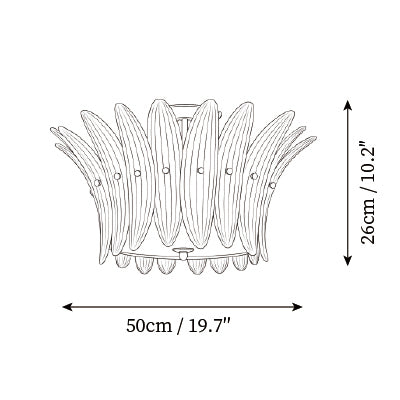 ∅ 19.7″ x H 10.2″