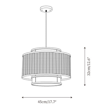 Suspension Trinidad — Plans de dimensions 1