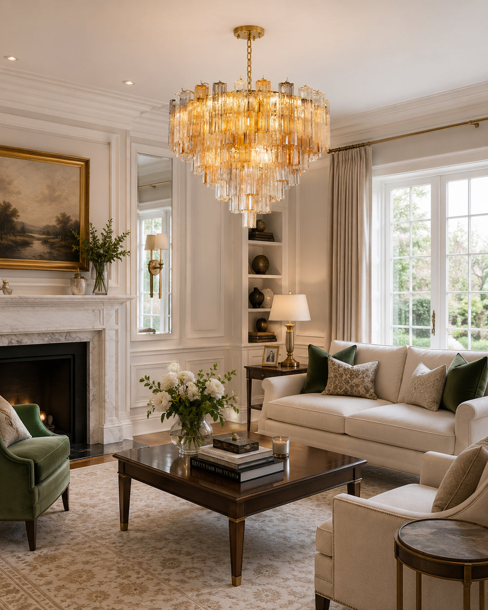Trousdale Glass Chandelier – detail 2