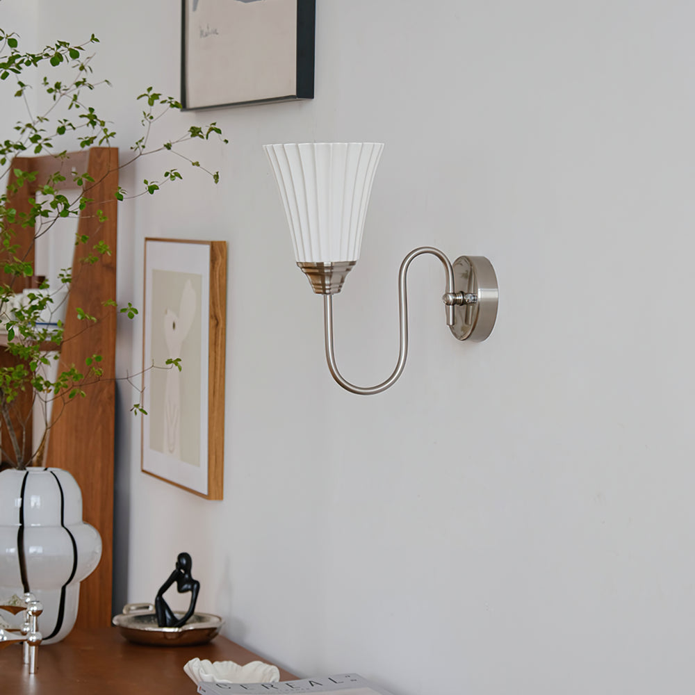 Trumpet Ceramic Wall Light – detail 2