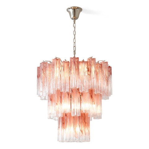 Pink Murano Tube Chandelier – detail 22