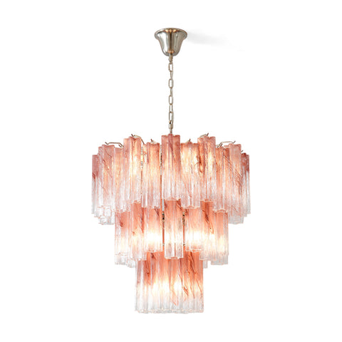 Pink Murano Tube Chandelier – detail 23