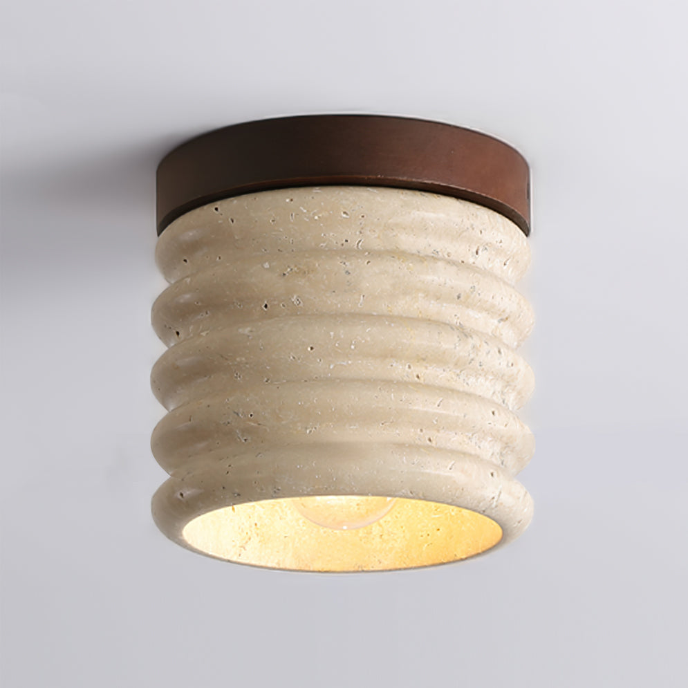 Vaarnii Travertine Ceiling Lamp – detail 2