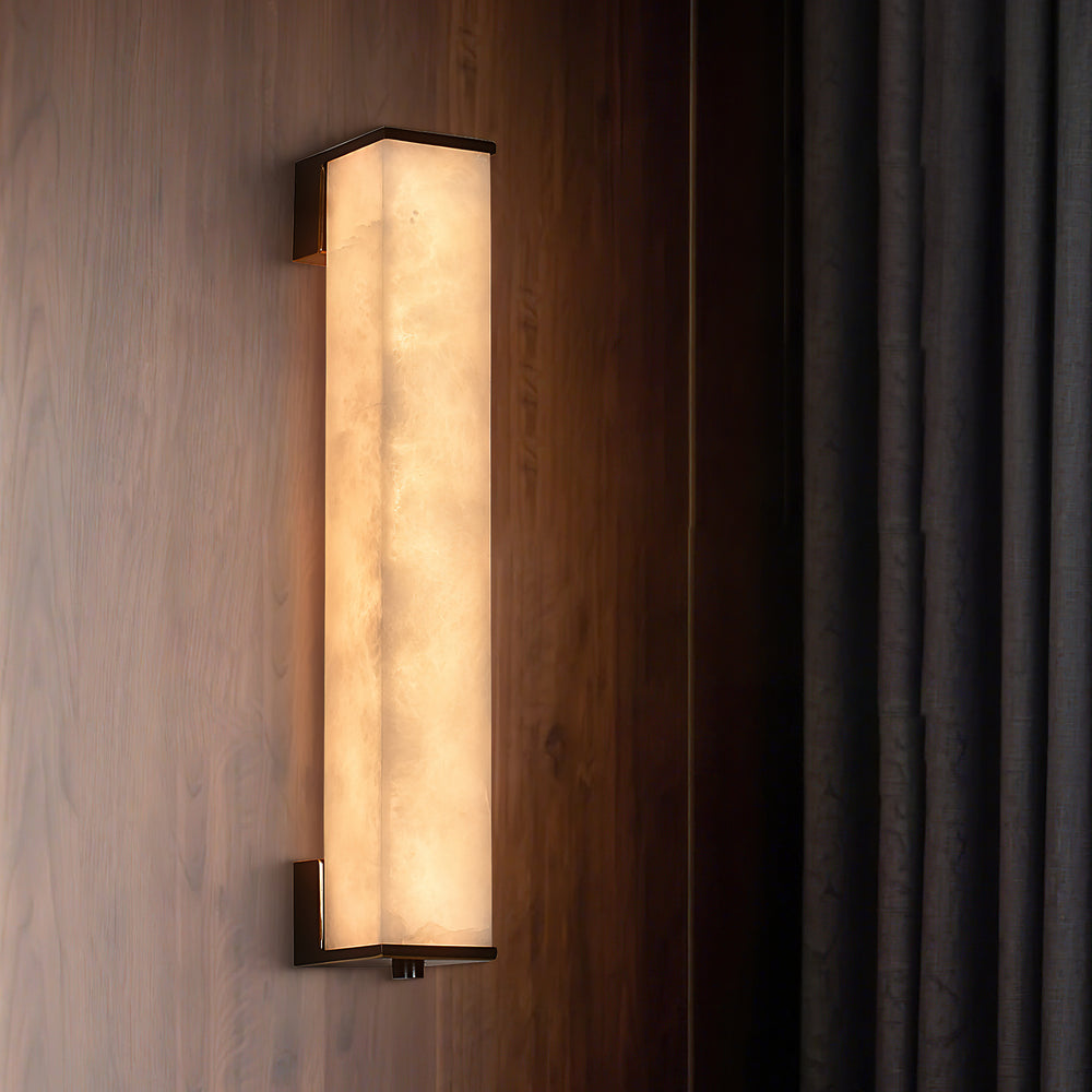 Valais Alabaster Wall Sconce – detail 2