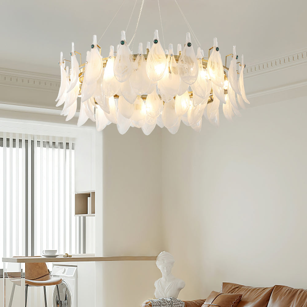 Valentino Cloud Glass Chandelier – detail 2