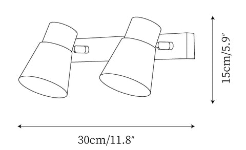 ∅ 11.8″ x H 5.9″ / Dia 30cm x H 15cm