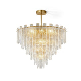 Lustre Vance en verre écorcé