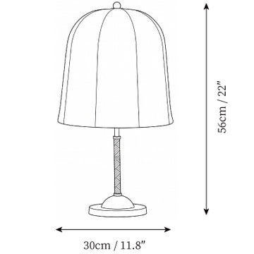 Vanna Table Lamp — Dimension drawings 1