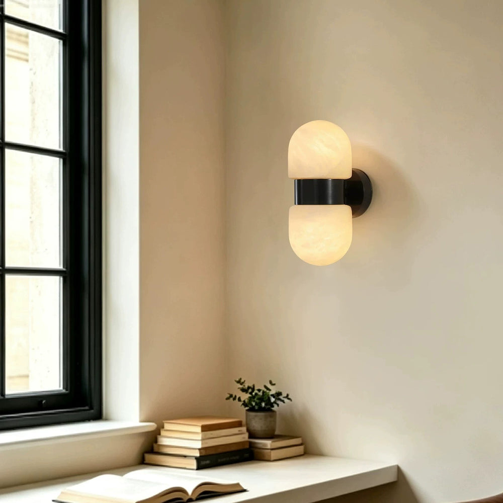 Vectis Alabaster Wall Sconce – detail 2