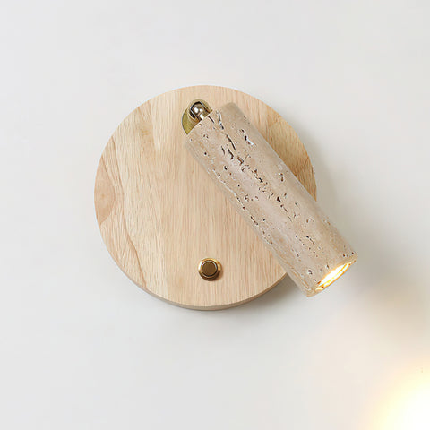 Veda Travertine Wall Lamp – detail 8