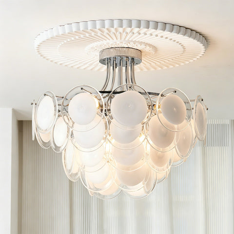 Veneziana Disc Semi-Flush Mount – detail 9