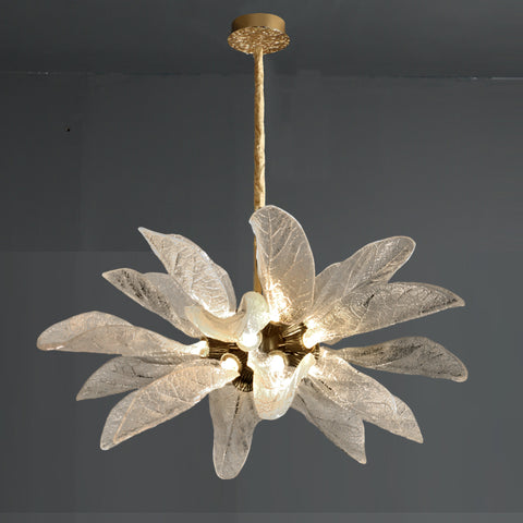 Leaf Bloom Murano Chandelier – detail 22