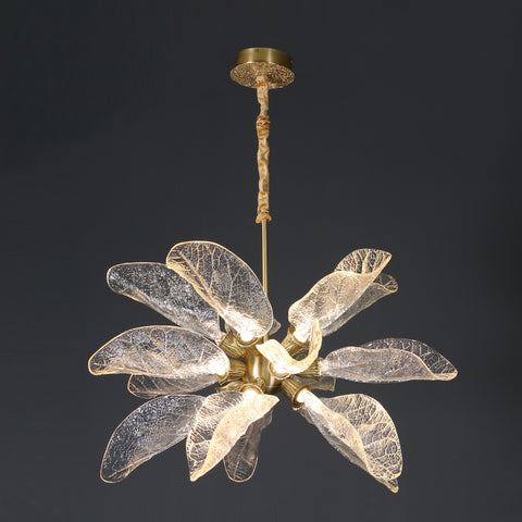 Leaf Bloom Murano Chandelier – detail 23