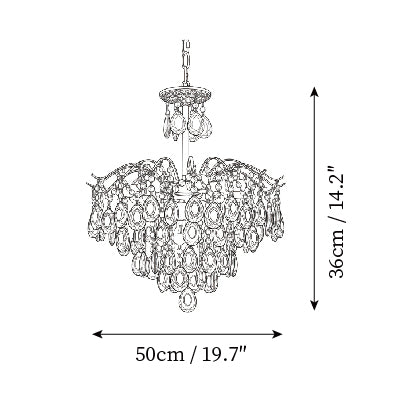 ∅ 19.7″ x H 14.2″