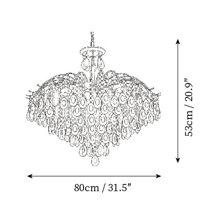 ∅ 31.5″ x H 20.9″