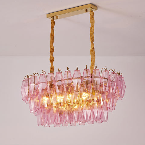 Vesper Long Glass Chandelier – detail 10