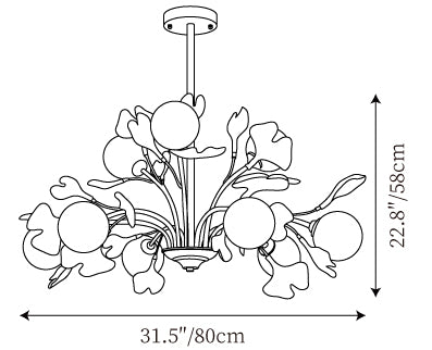 9 Teste ∅ 31,5″ x H 22,8″