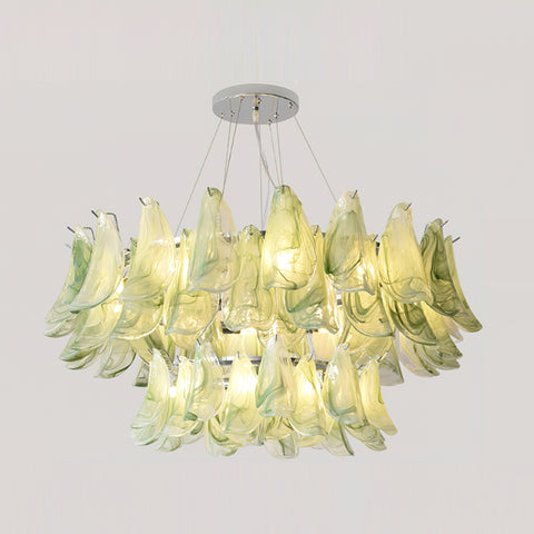Villandry Two Tiered Glass Chandelier
