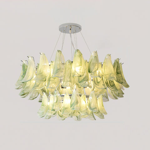Villandry Two Tiered Glass Chandelier