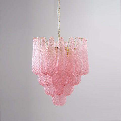 Viola Pink Drop Chandelier – detail 28