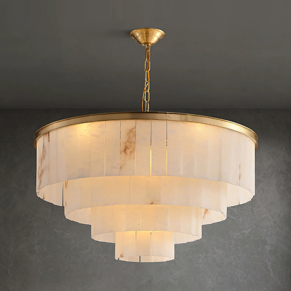 Windham Alabaster Chandelier – detail 2