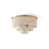 Windham Alabaster Semi-Flush Mount
