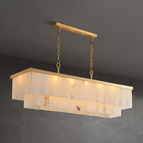 Windham Long Alabaster Chandelier – detail 14