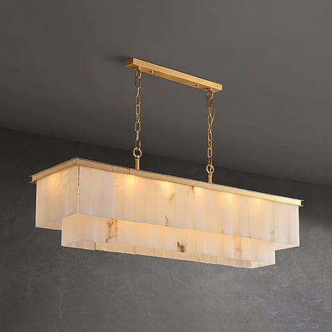Windham Long Alabaster Chandelier – detail 13