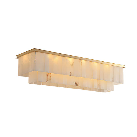 Windham Long Alabaster Semi-Flush Mount – detail 10