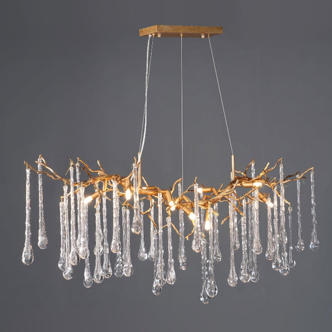Winterbourne Icicle Linear Chandelier – detail 12