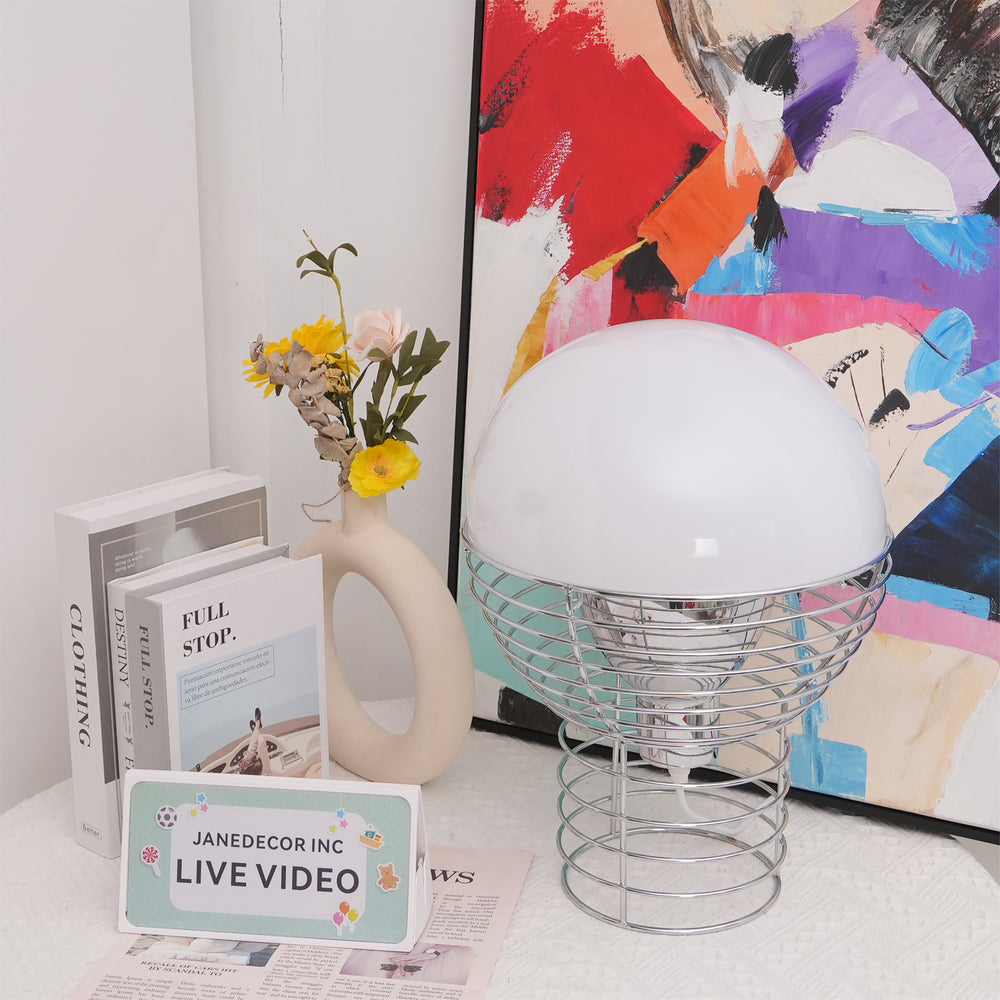 Wire Table Lamp – detail 2