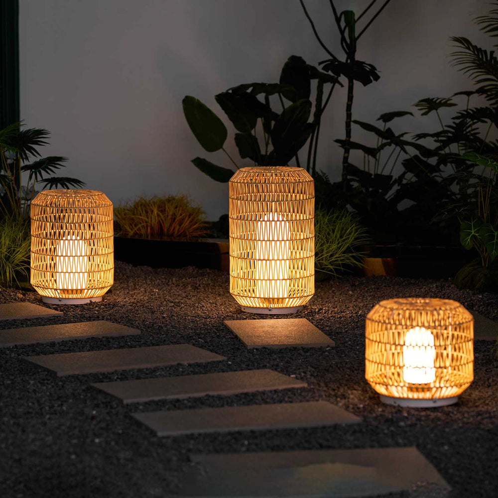 Woven Rattan Outdoor Lamp – detail 2