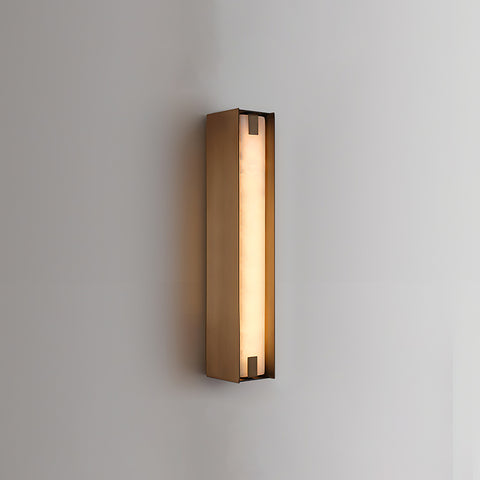 Wythe Linear Alabaster Wall Sconce – detail 16