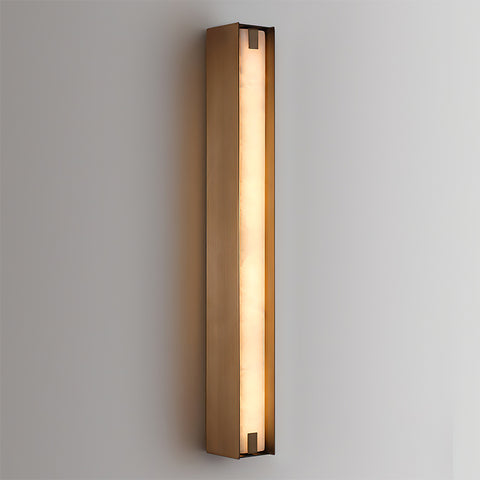 Wythe Linear Alabaster Wall Sconce – detail 17