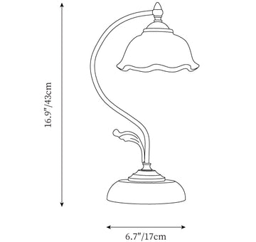 Yansun Table Lamp — Dimension drawings 1