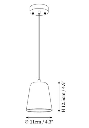Carsa Travertine Pendant Lamp — Dimension drawings 5