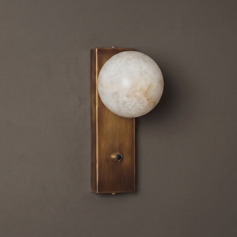 Zafra Alabaster Wall Sconce