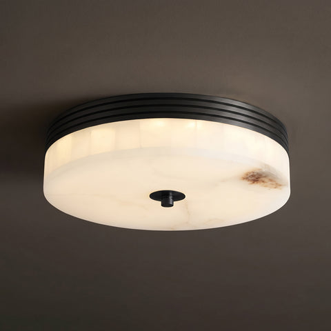Zamora Alabaster Flush Mount Ceiling Light