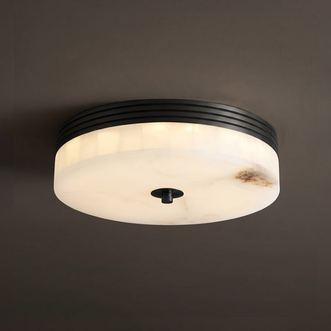 Zamora Alabaster Flush Mount Ceiling Light