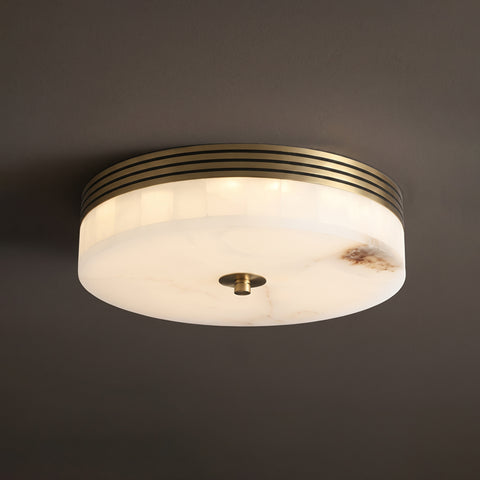 Zamora Alabaster Flush Mount Ceiling Light