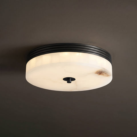 Zamora Alabaster Flush Mount Ceiling Light