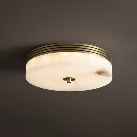 Zamora Alabaster Flush Mount Ceiling Light