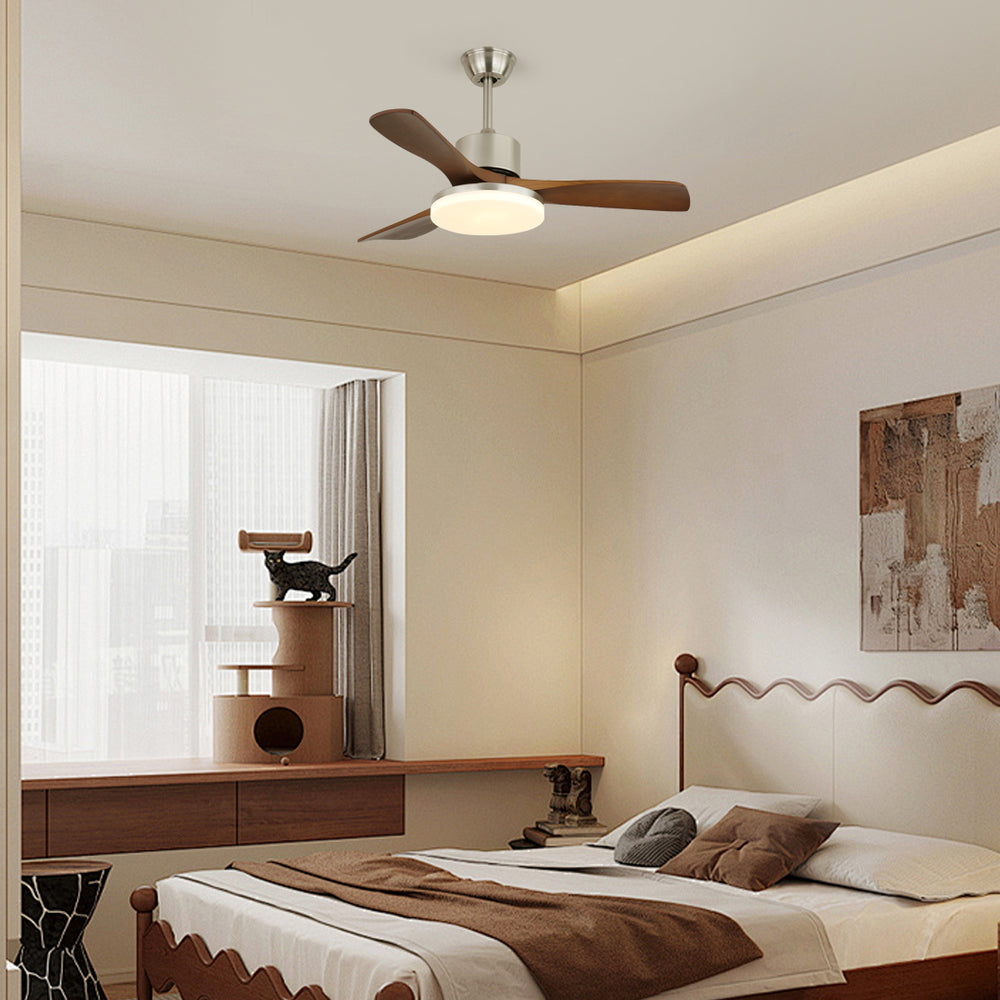 Zephyr Wood Ceiling Fan Light – detail 2
