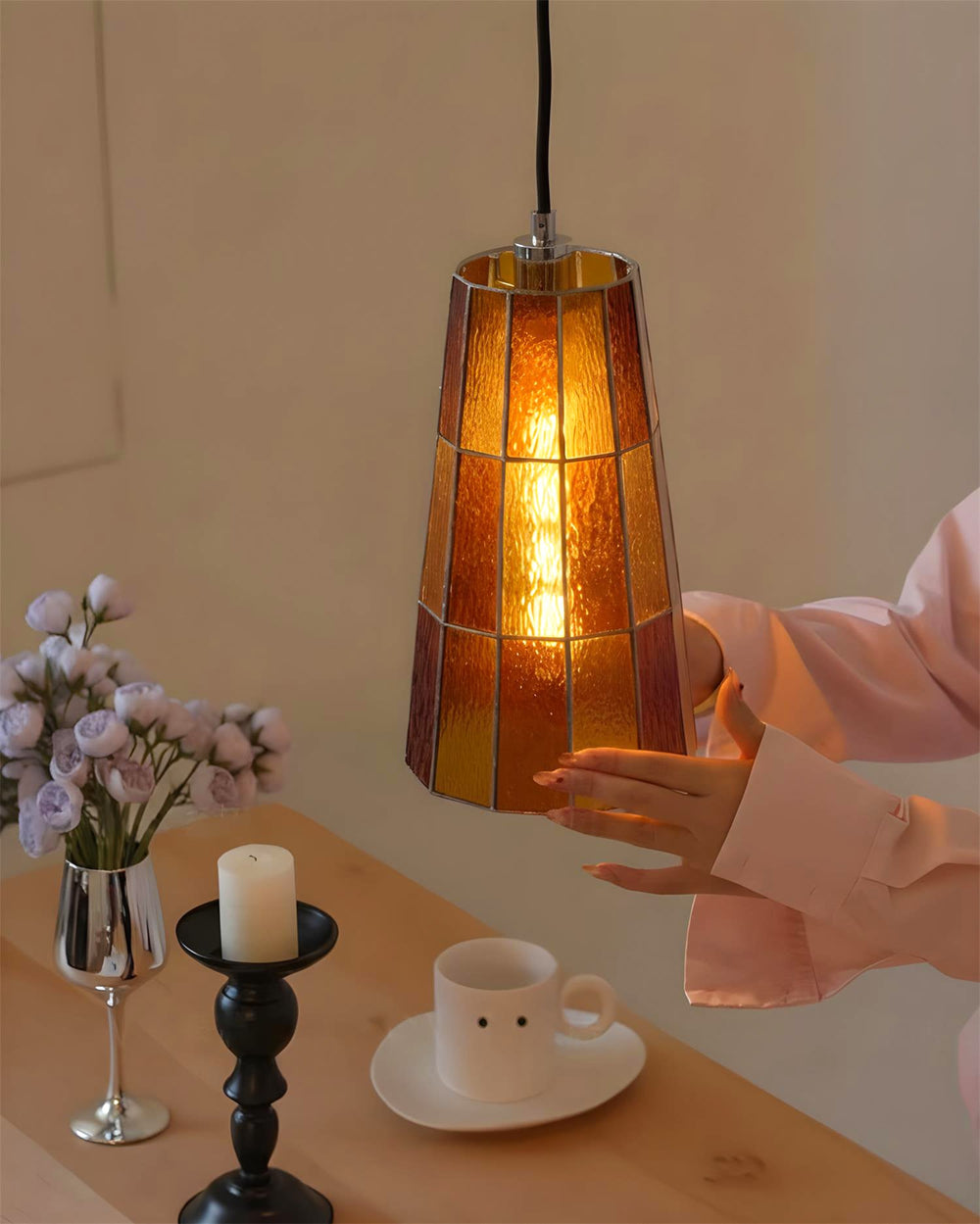 Zola Glass Pendant Lamp – detail 2